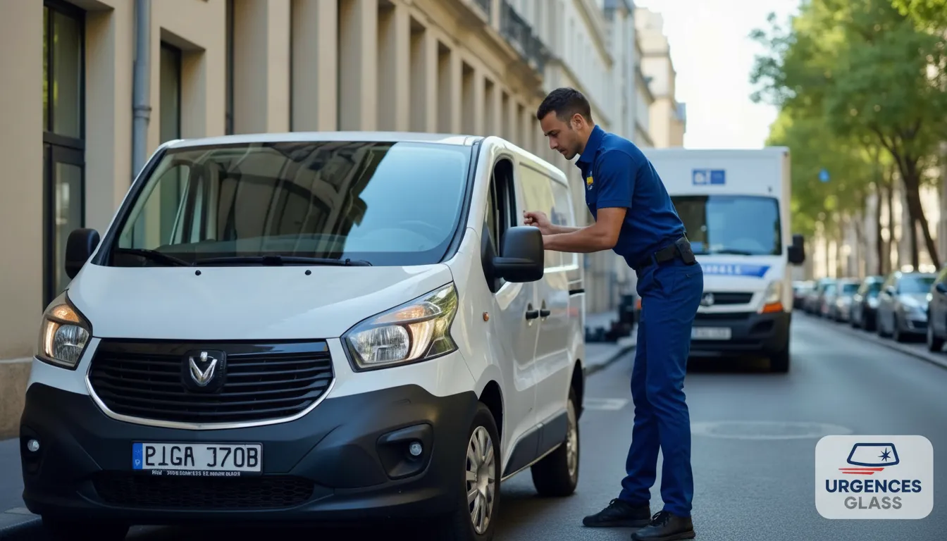 Remplacement pare-brise à domicile Paris — 24h/7j