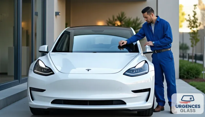Remplacement pare-brise Tesla et véhicules électriques 2026