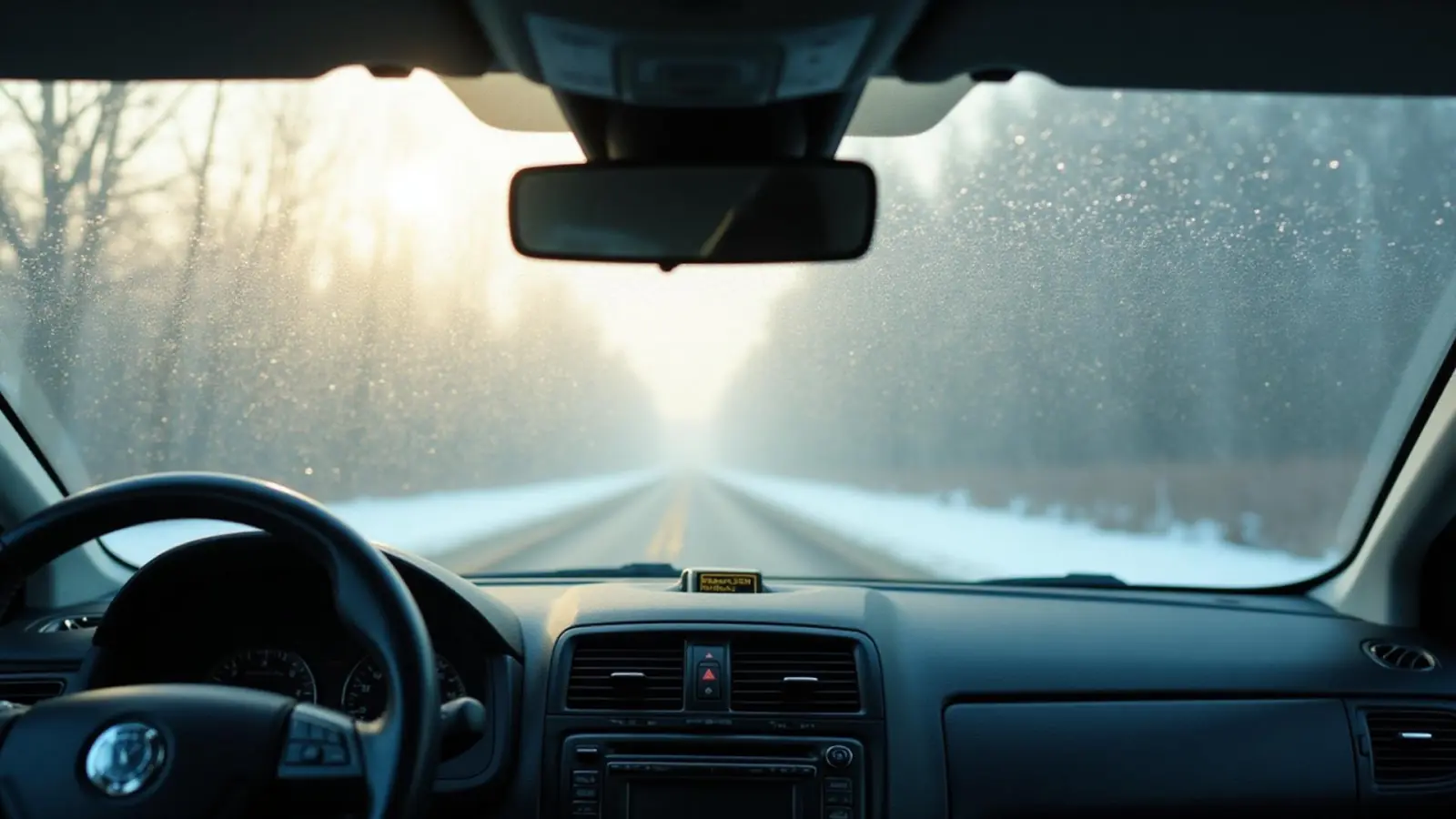 Buée excessive et persistante sur pare-brise en hiver réduisant dangereusement la visibilité du conducteur