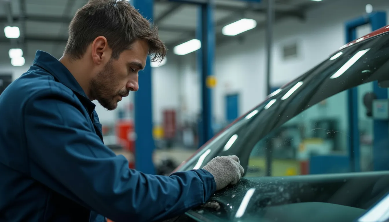 Réparation impact pare-brise domicile Paris IDF 2026 Urgences Glass technicien certifié